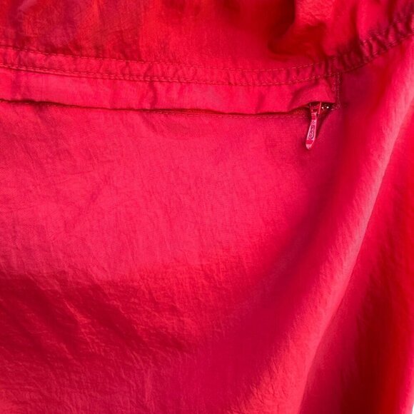 Nike Vintage Mens Red Elastic Waist Lightweight Ankle Zip Pockets Joggers Pants - Picture 11 of 11